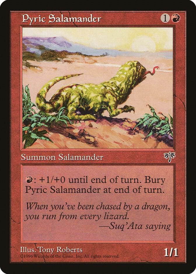 Pyric Salamander card from Mirage