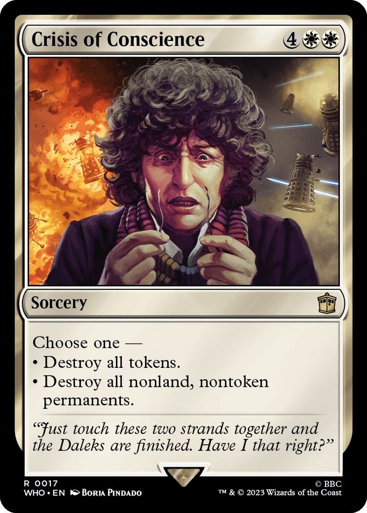 Crisis of Conscience 17 card from Universes Beyond: Doctor Who