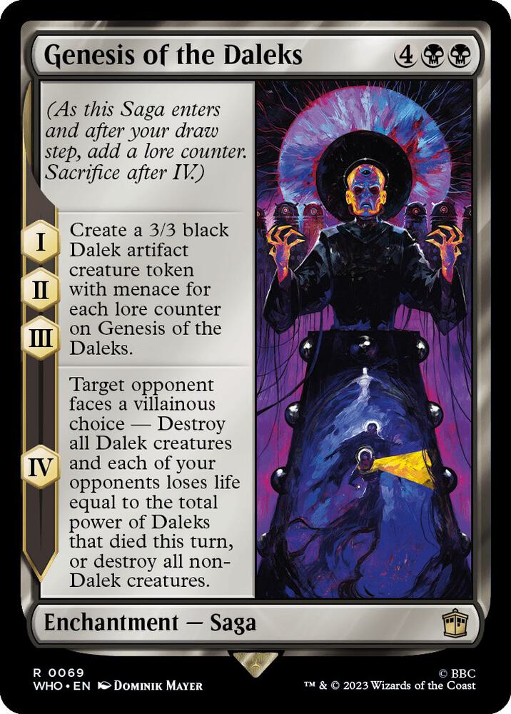 Genesis of the Daleks 69 card from Universes Beyond: Doctor Who