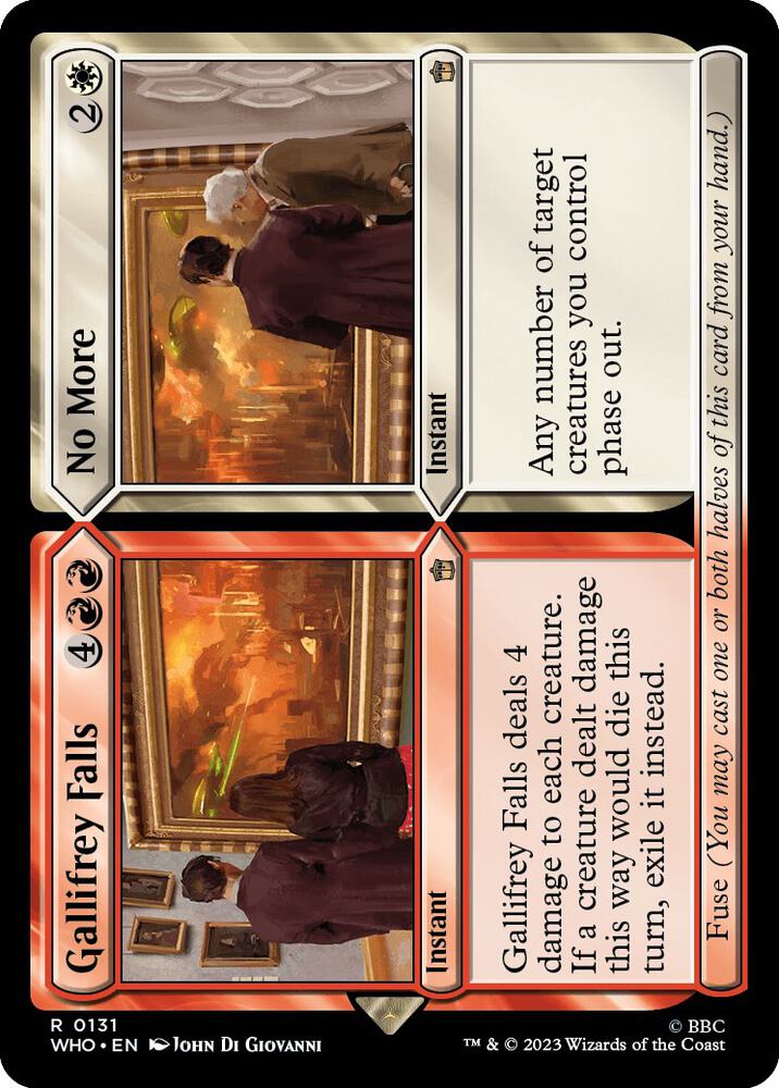 Gallifrey Falls // No More 131 card from Universes Beyond: Doctor Who