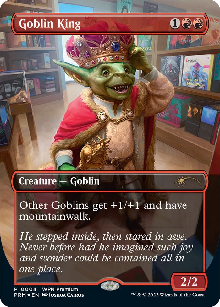 Goblin King 4 card from WPN & Gateway Promos