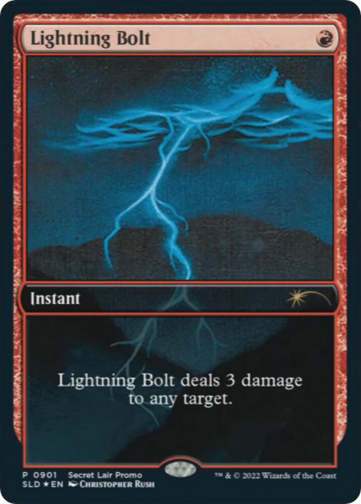Lightning Bolt 901 card from Secret Lair Drop Series