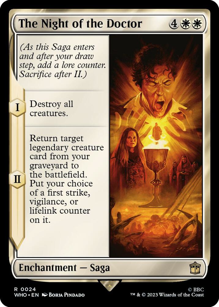 The Night of the Doctor 24 card from Universes Beyond: Doctor Who