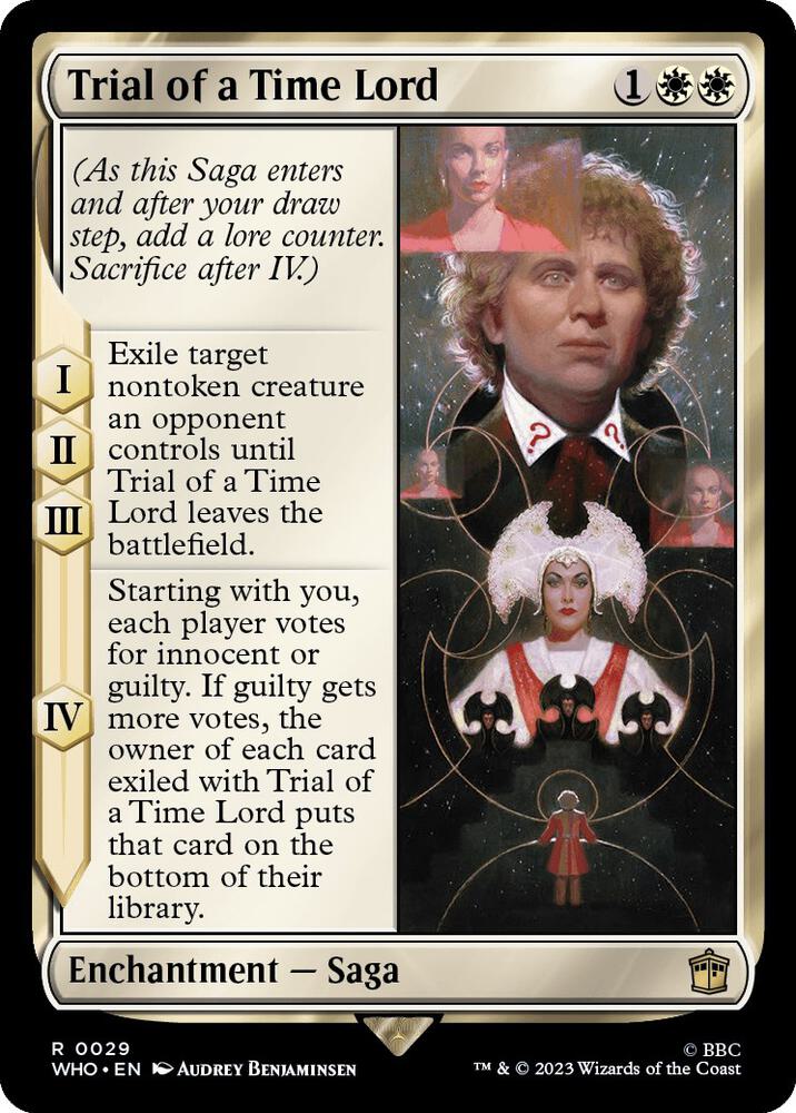 Trial of a Time Lord 29 card from Universes Beyond: Doctor Who