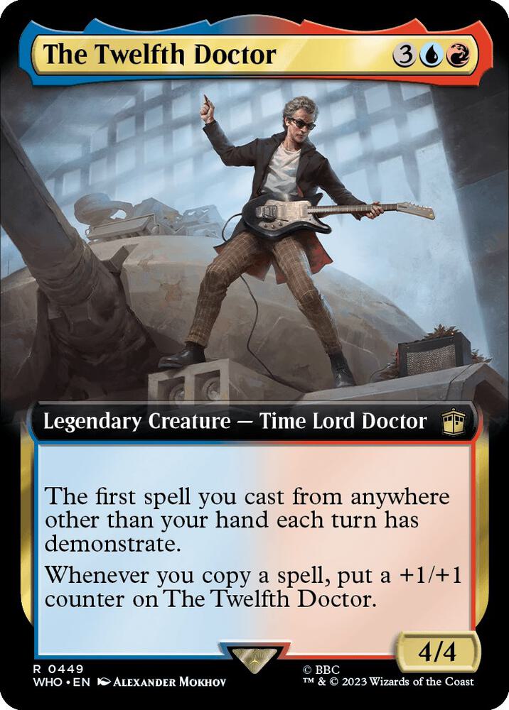 The Twelfth Doctor (Extended Art) 449 card from Universes Beyond: Doctor Who