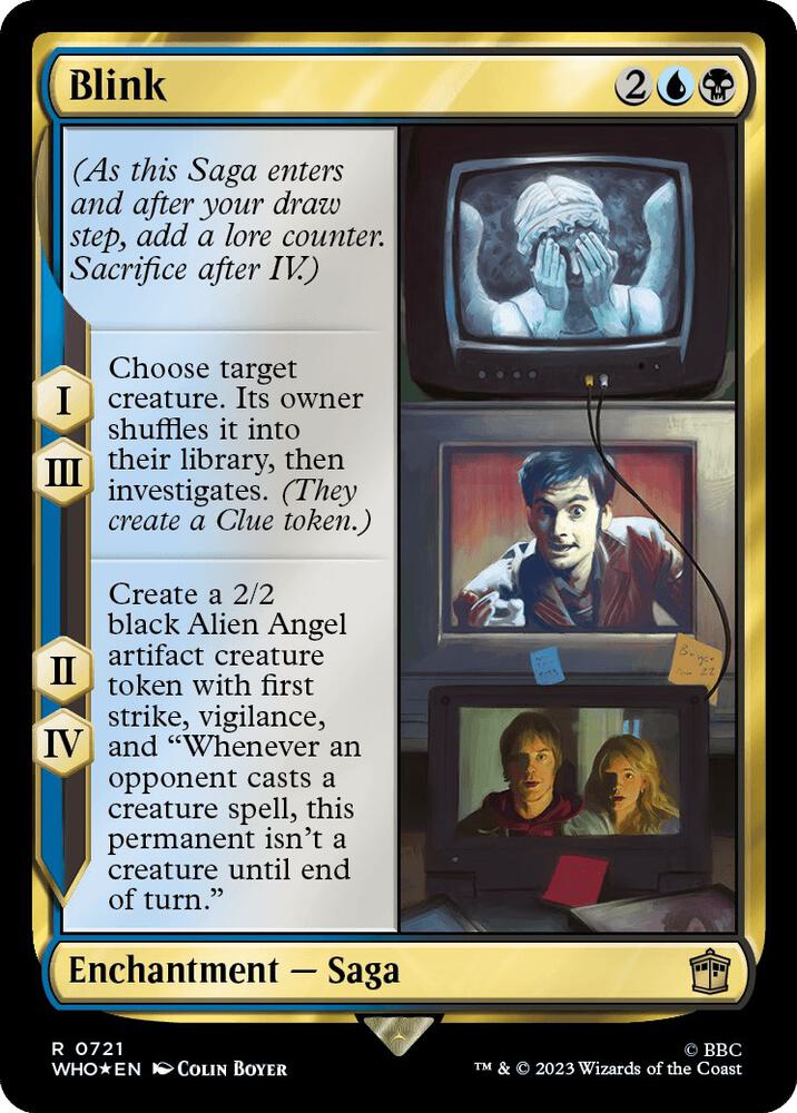 Blink (Surge Foil) 721 card from Universes Beyond: Doctor Who
