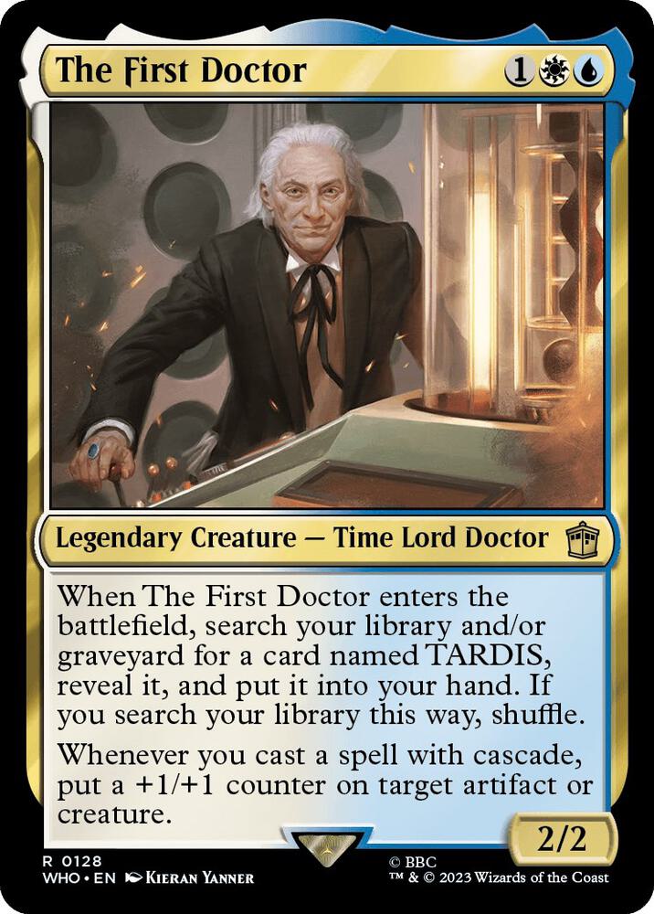 The First Doctor 128 card from Universes Beyond: Doctor Who