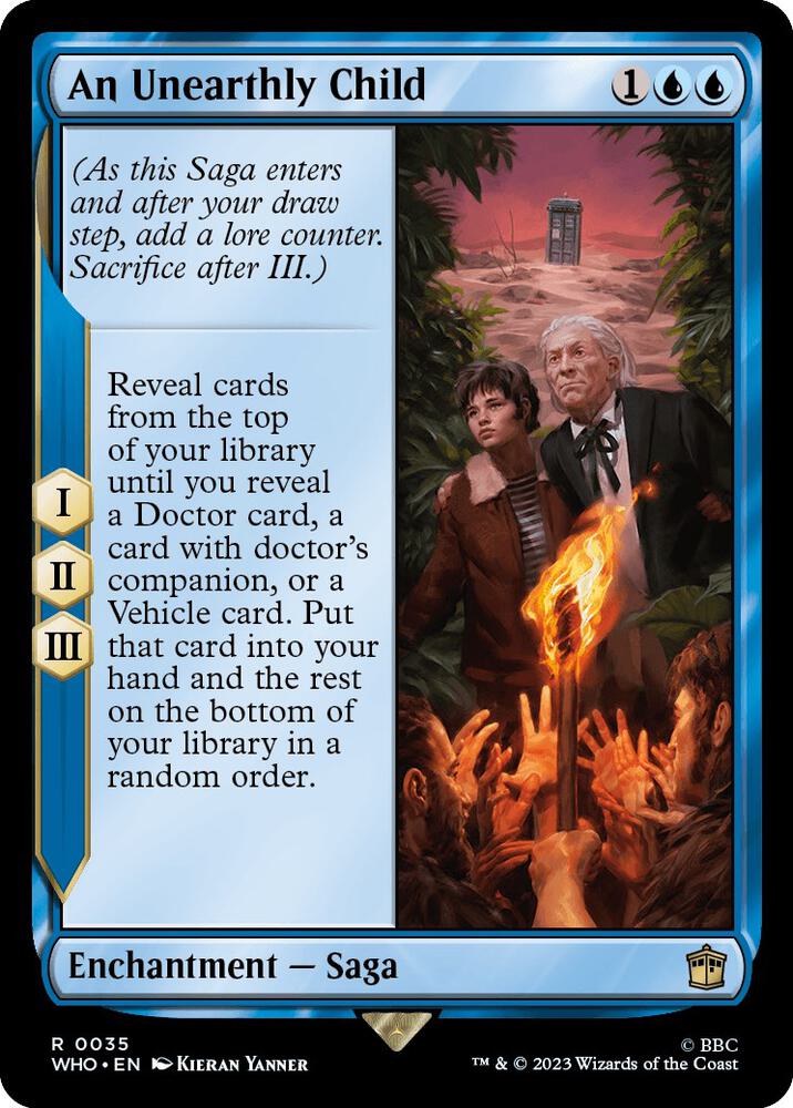 An Unearthly Child 35 card from Universes Beyond: Doctor Who