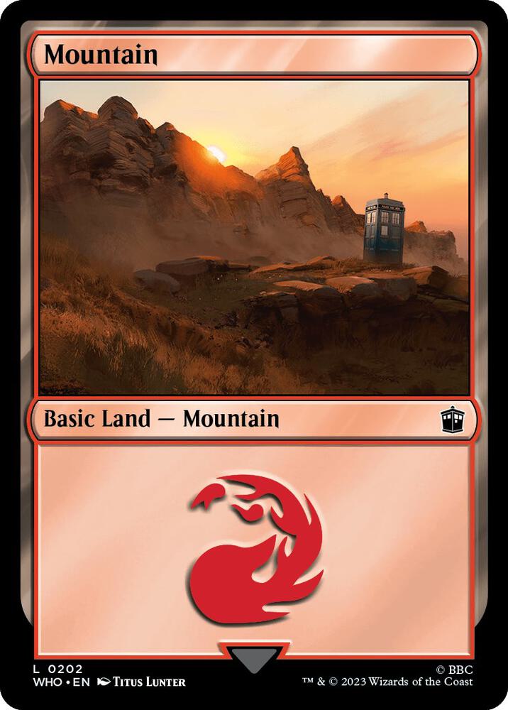 Mountain 202 card from Universes Beyond: Doctor Who