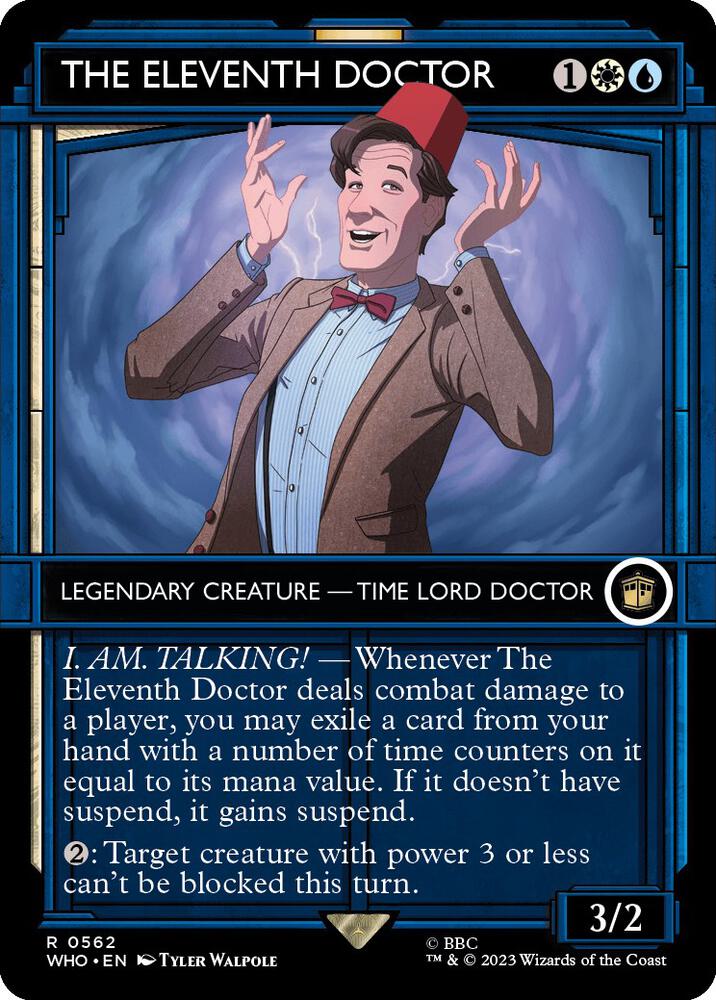The Eleventh Doctor (Showcase) 562 card from Universes Beyond: Doctor Who