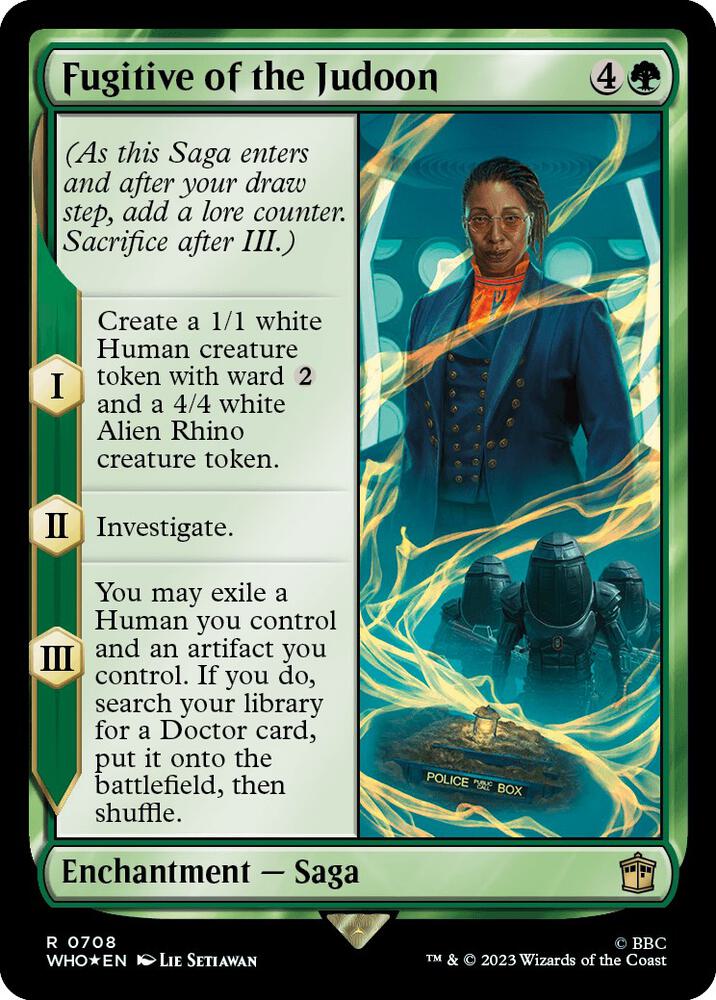 Fugitive of the Judoon (Surge Foil) 708 card from Universes Beyond: Doctor Who