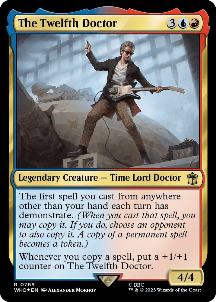 The Twelfth Doctor (Surge Foil) 769 card from Universes Beyond: Doctor Who