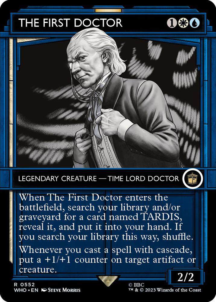 The First Doctor (Showcase) 552 card from Universes Beyond: Doctor Who