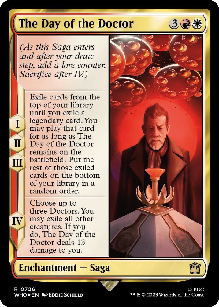 The Day of the Doctor (Surge Foil) 726 card from Universes Beyond: Doctor Who