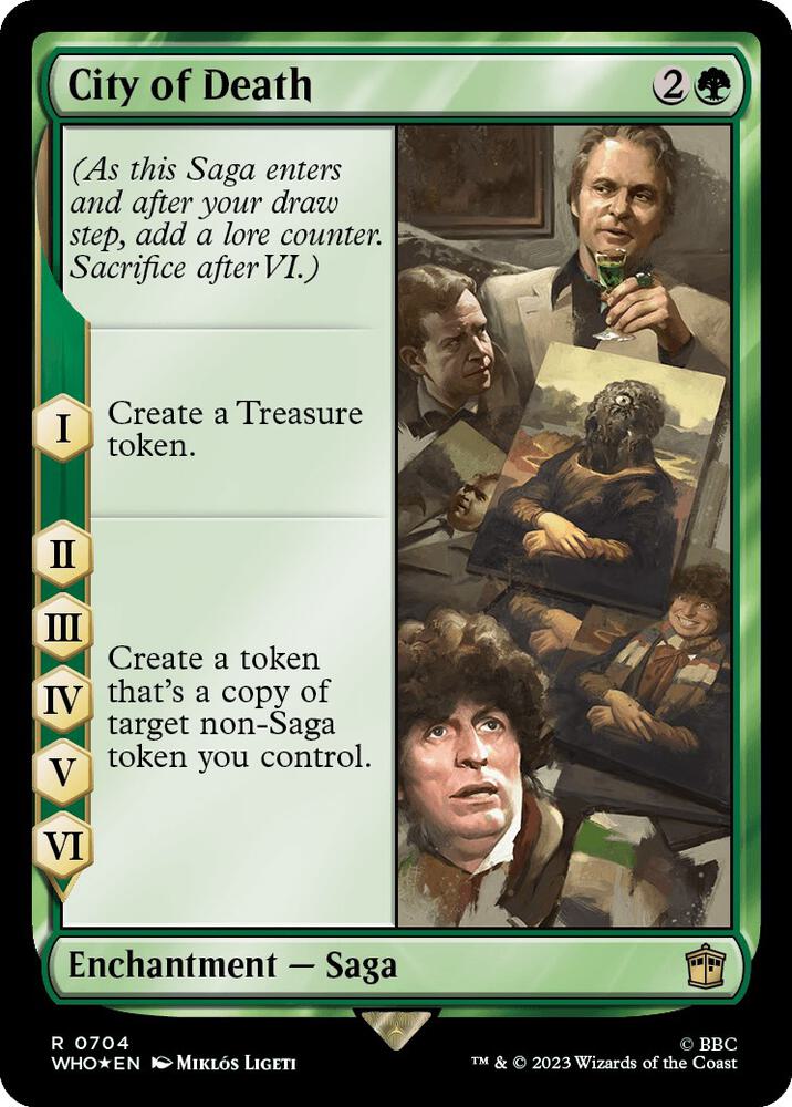 City of Death (Surge Foil) 704 card from Universes Beyond: Doctor Who