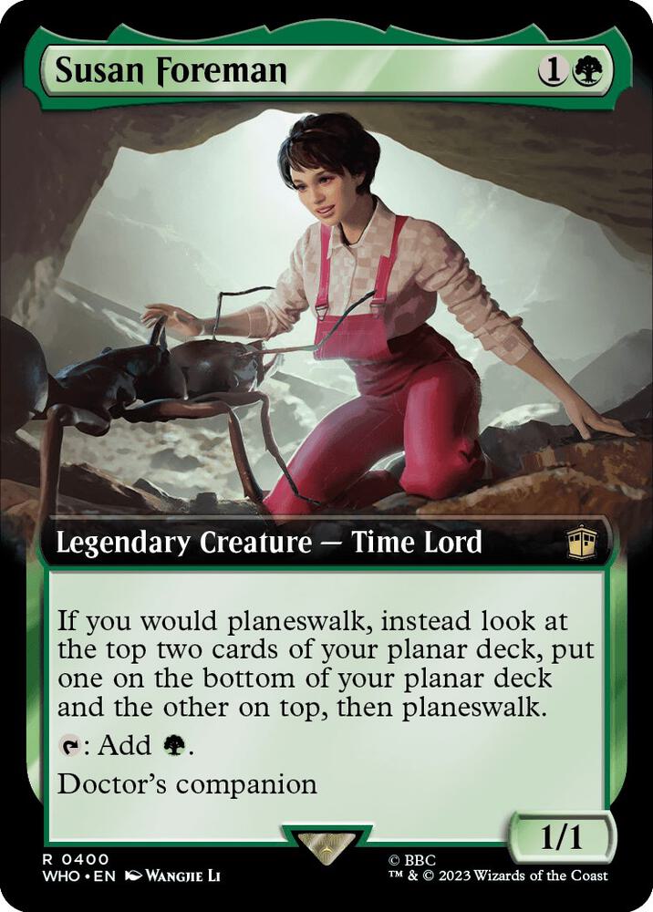 Susan Foreman (Extended Art) 400 card from Universes Beyond: Doctor Who