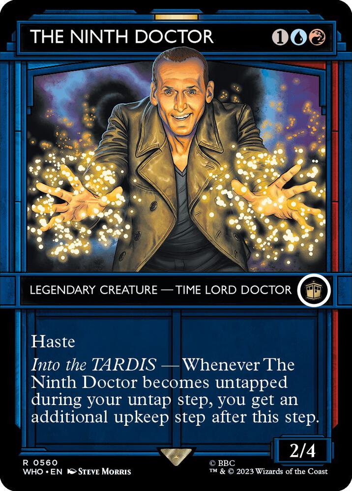 The Ninth Doctor (Showcase) 560 card from Universes Beyond: Doctor Who