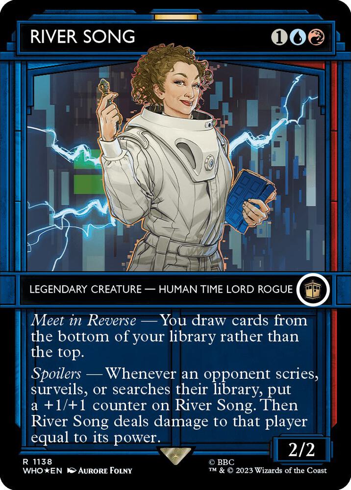 River Song (Showcase) (Surge Foil) 1138 card from Universes Beyond: Doctor Who
