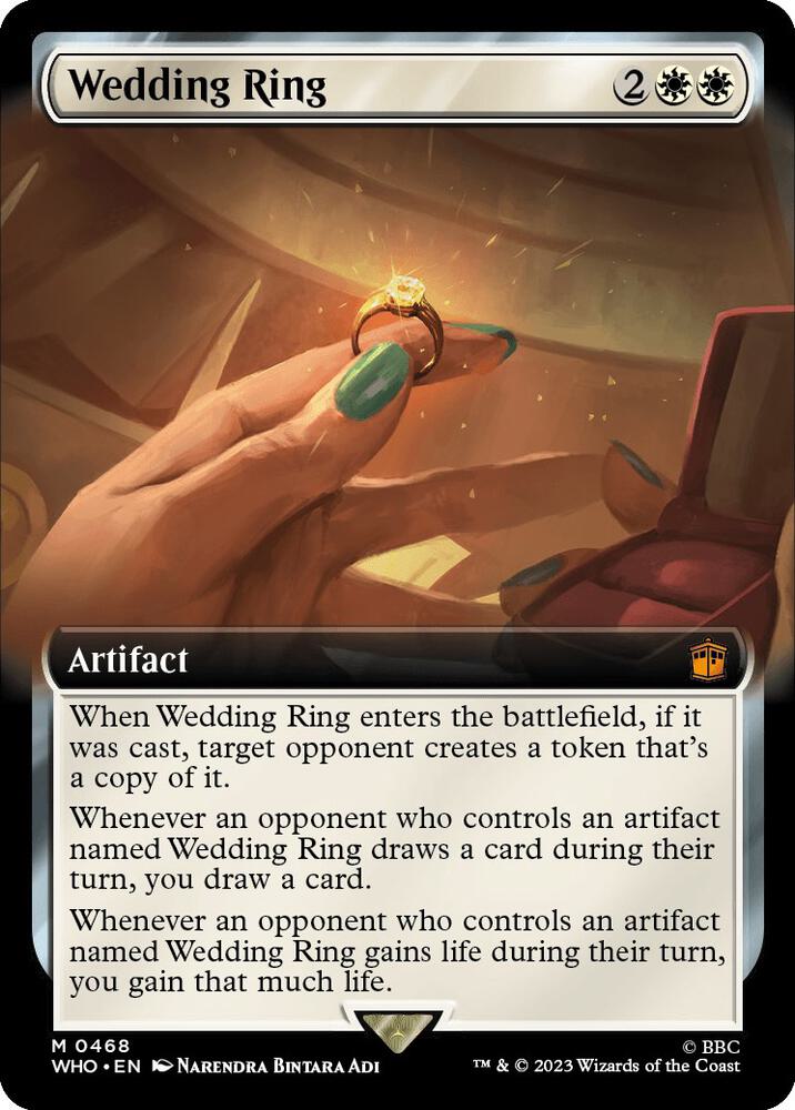 Wedding Ring (Extended Art) 468 card from Universes Beyond: Doctor Who