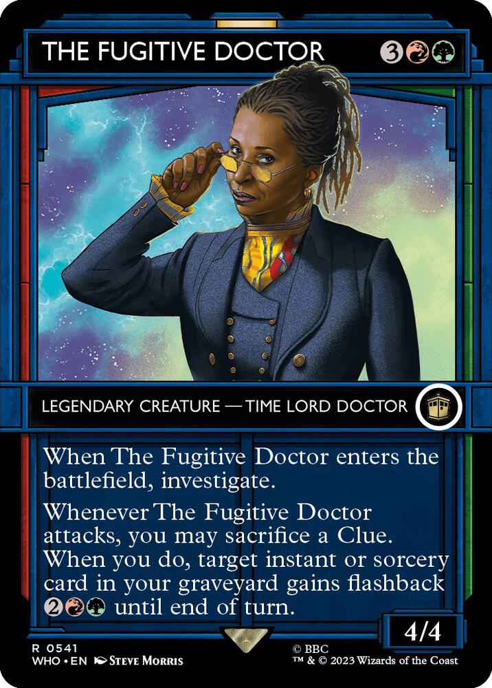 The Fugitive Doctor (Showcase) 541 card from Universes Beyond: Doctor Who