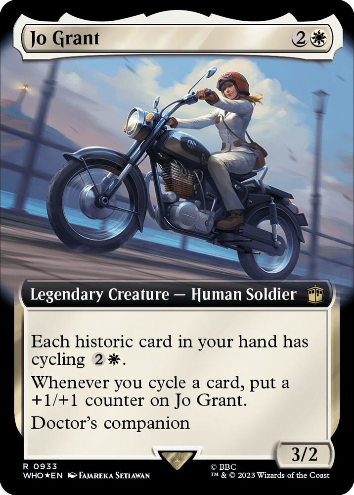 Jo Grant (Extended Art) (Surge Foil) 933 card from Universes Beyond: Doctor Who