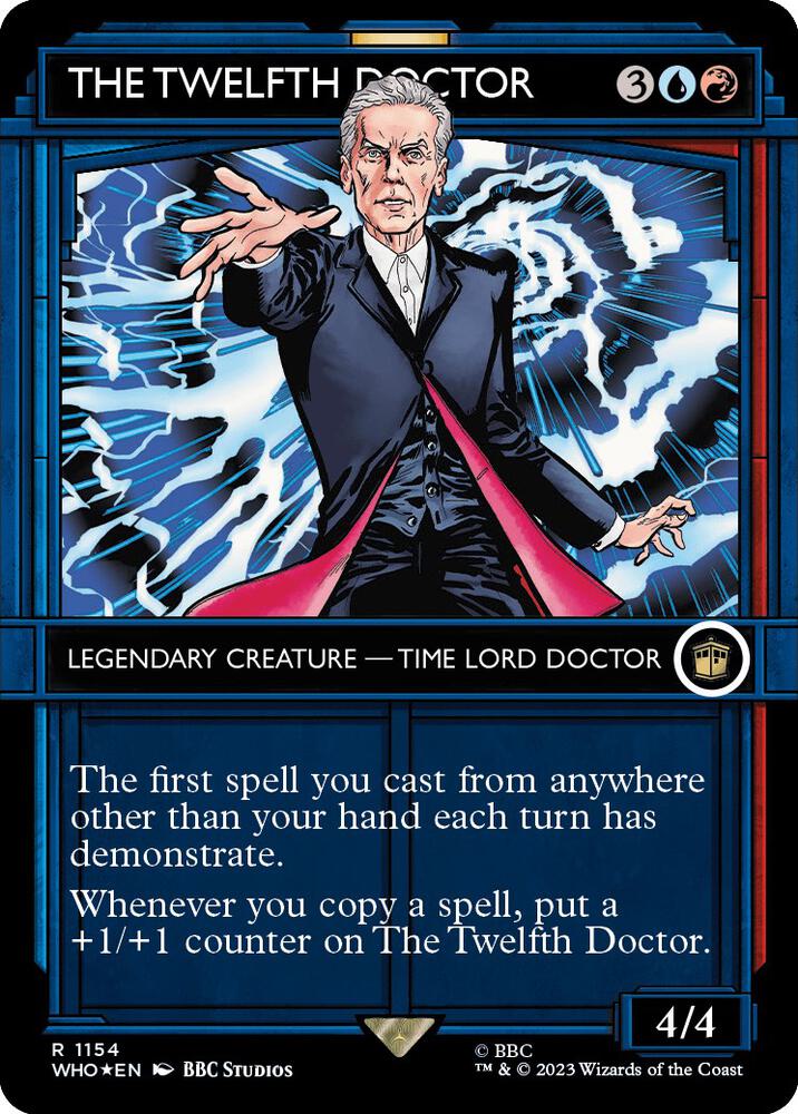 The Twelfth Doctor (Showcase) (Surge Foil) 1154 card from Universes Beyond: Doctor Who