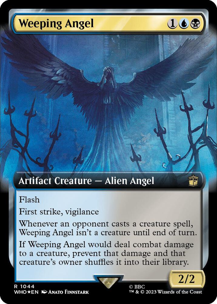 Weeping Angel (Extended Art) (Surge Foil) 1044 card from Universes Beyond: Doctor Who