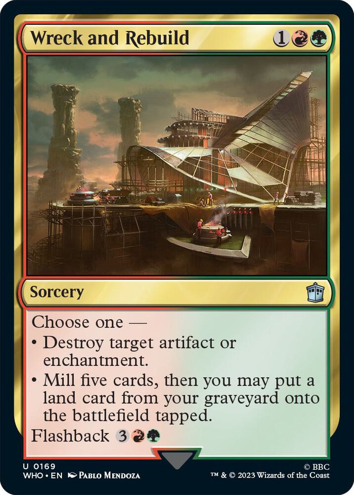 Wreck and Rebuild 169 card from Universes Beyond: Doctor Who