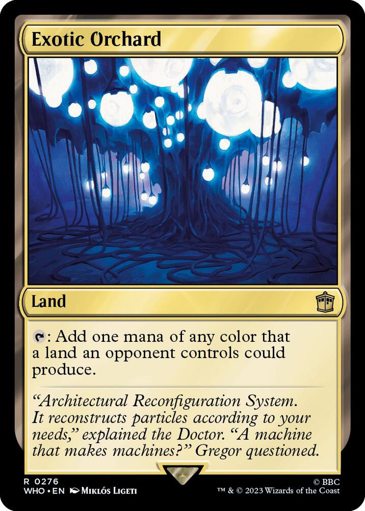 Exotic Orchard 276 card from Universes Beyond: Doctor Who