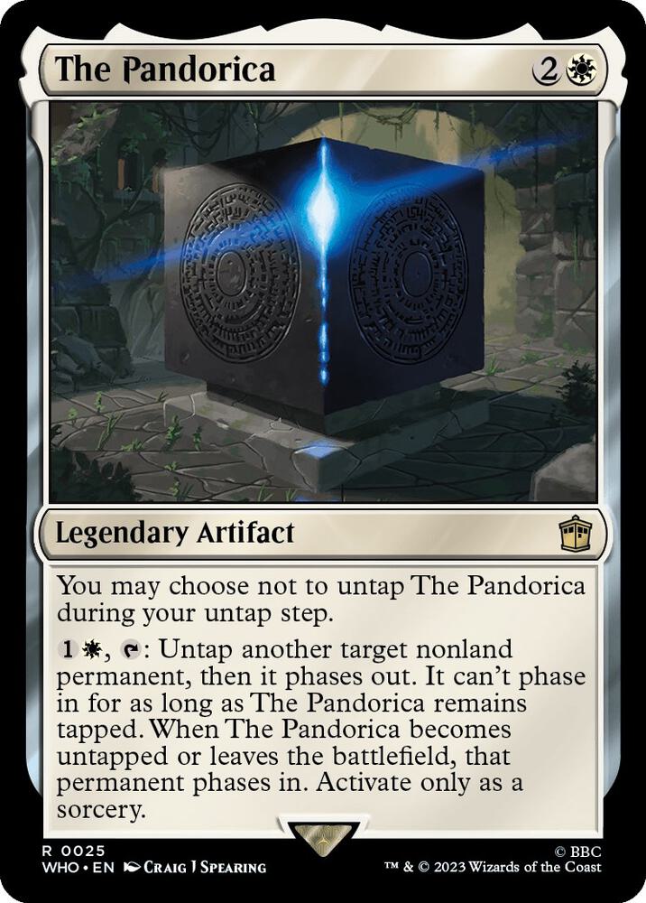 The Pandorica 25 card from Universes Beyond: Doctor Who