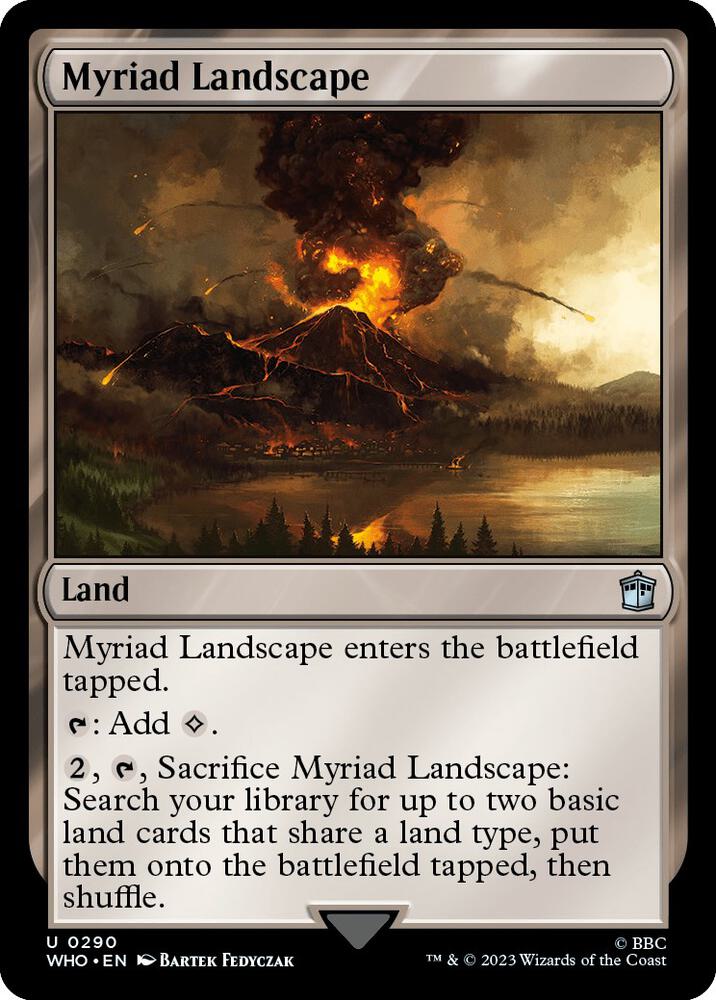 Myriad Landscape 290 card from Universes Beyond: Doctor Who