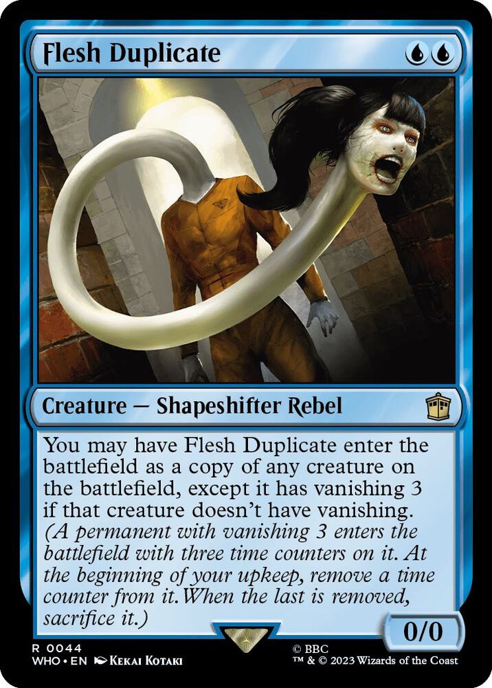 Flesh Duplicate 44 card from Universes Beyond: Doctor Who