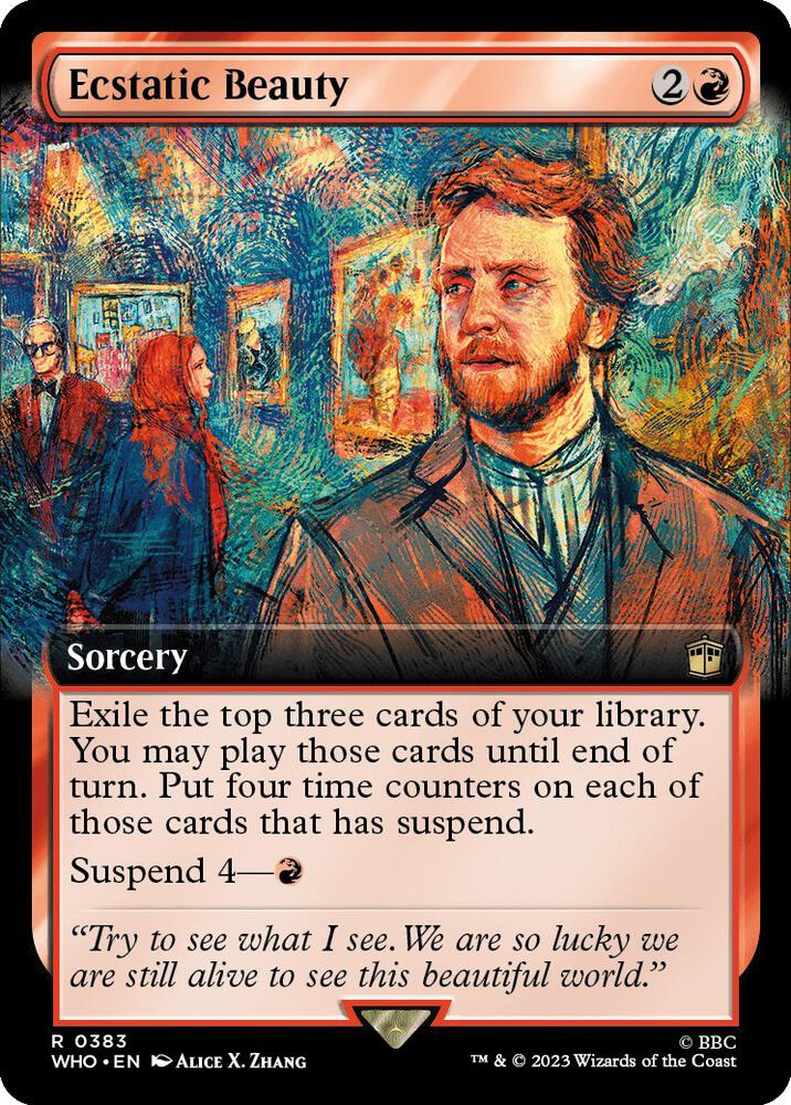 Ecstatic Beauty (Extended Art) 383 card from Universes Beyond: Doctor Who