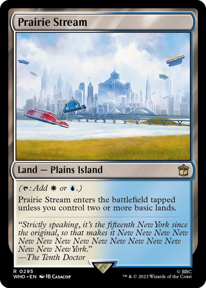 Prairie Stream 295 card from Universes Beyond: Doctor Who