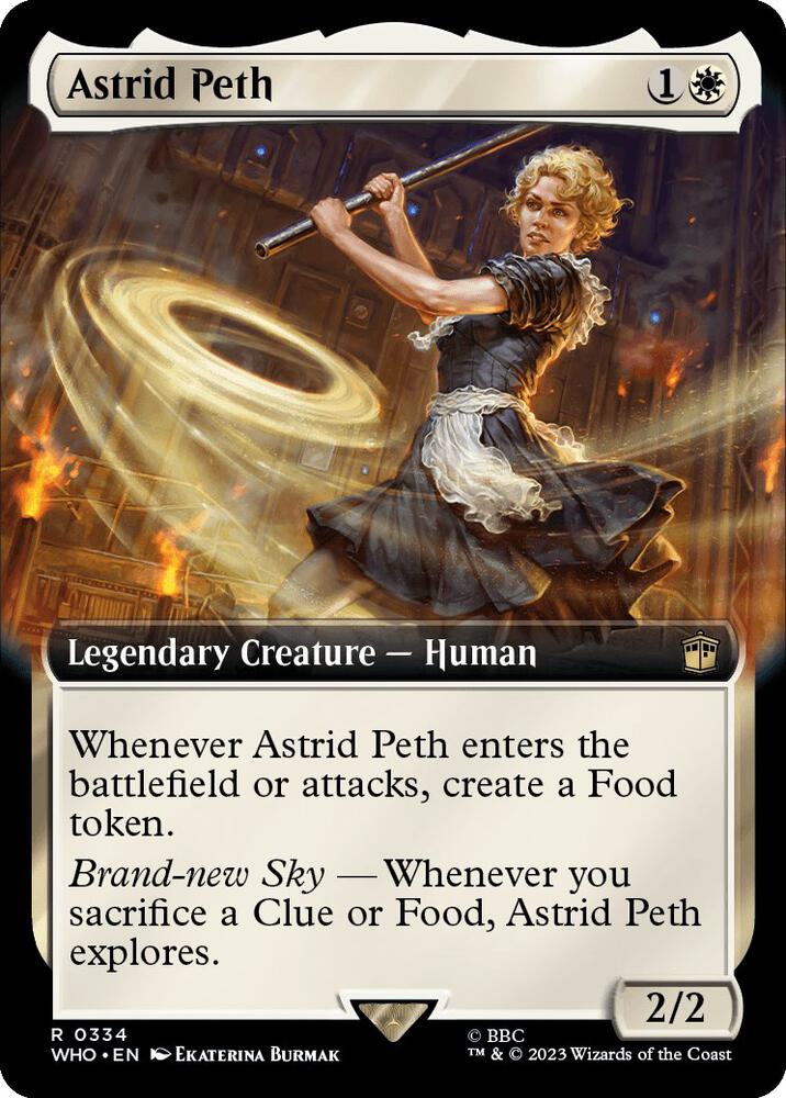 Astrid Peth (Extended Art) 334 card from Universes Beyond: Doctor Who