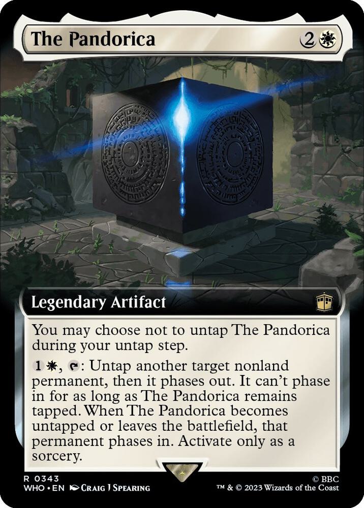 The Pandorica (Extended Art) 343 card from Universes Beyond: Doctor Who