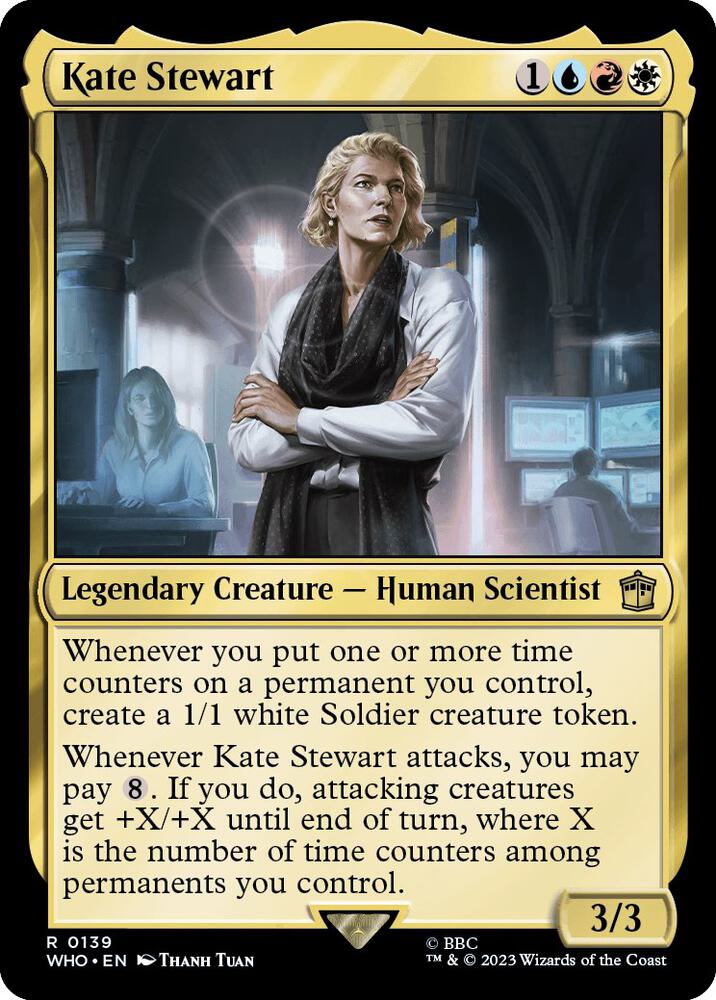 Kate Stewart 139 card from Universes Beyond: Doctor Who