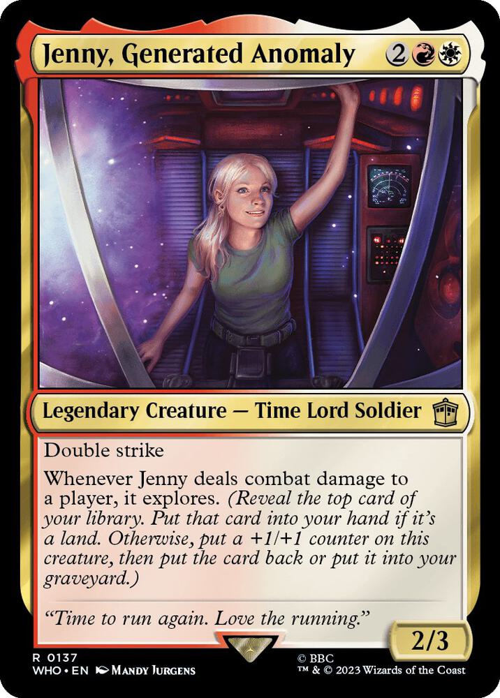 Jenny, Generated Anomaly 137 card from Universes Beyond: Doctor Who