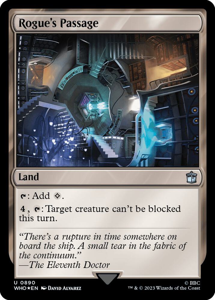 Rogue's Passage (Surge Foil) 890 card from Universes Beyond: Doctor Who