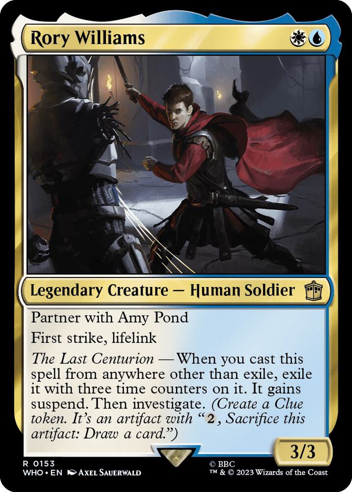 Rory Williams 153 card from Universes Beyond: Doctor Who
