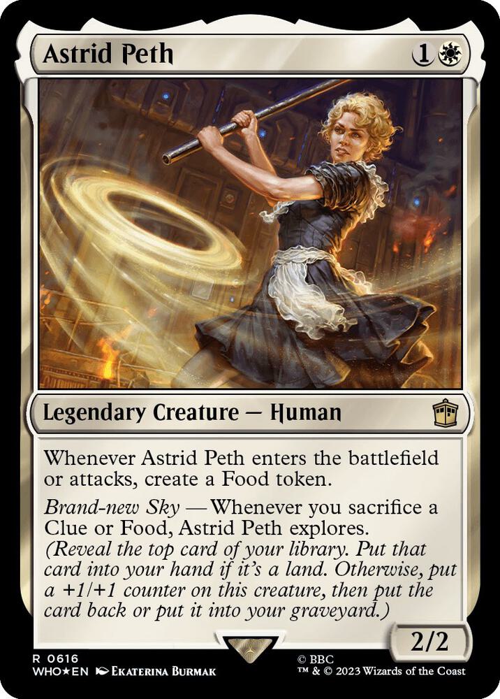Astrid Peth (Surge Foil) 616 card from Universes Beyond: Doctor Who