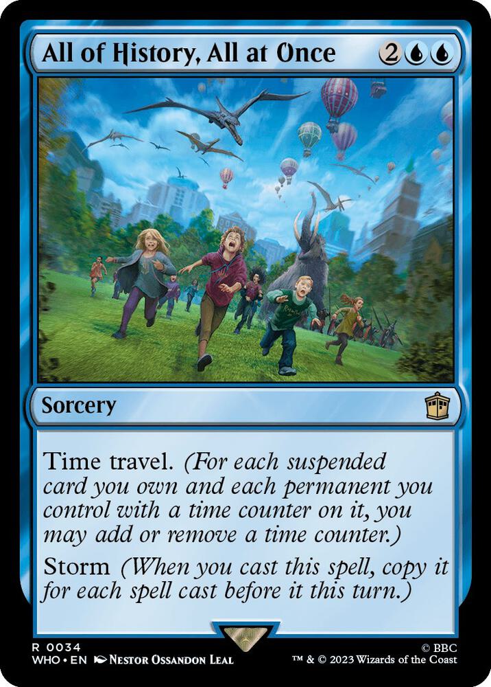 All of History, All at Once 34 card from Universes Beyond: Doctor Who
