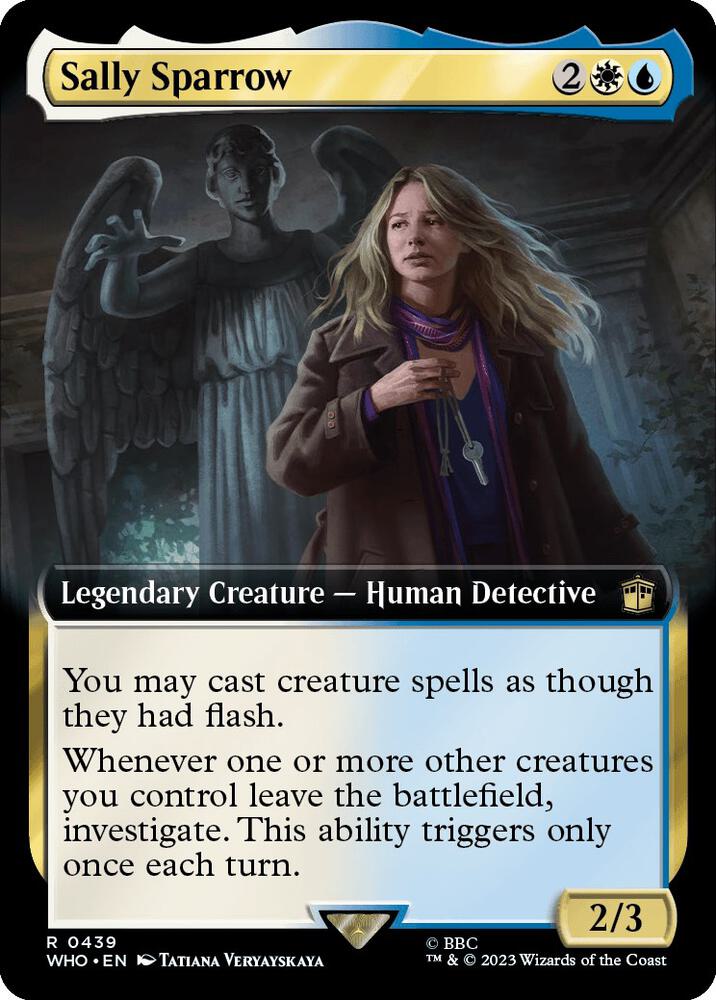 Sally Sparrow (Extended Art) 439 card from Universes Beyond: Doctor Who