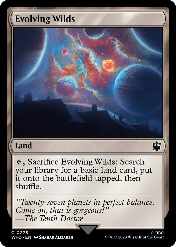 Evolving Wilds 275 card from Universes Beyond: Doctor Who