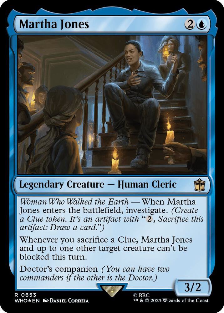 Martha Jones (Surge Foil) 653 card from Universes Beyond: Doctor Who