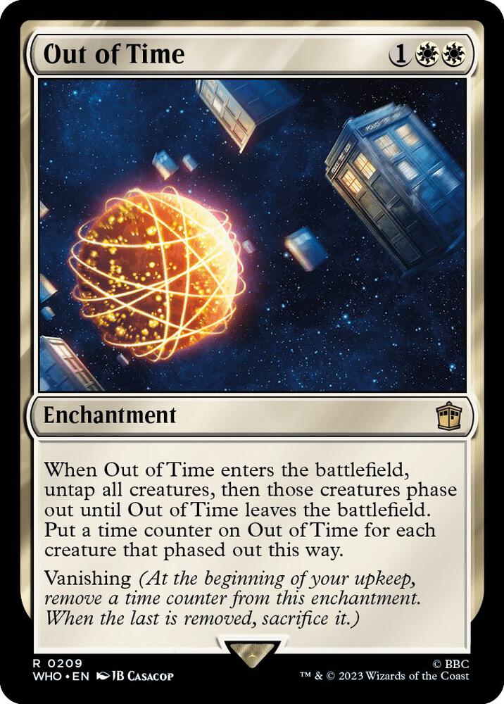 Out of Time 209 card from Universes Beyond: Doctor Who