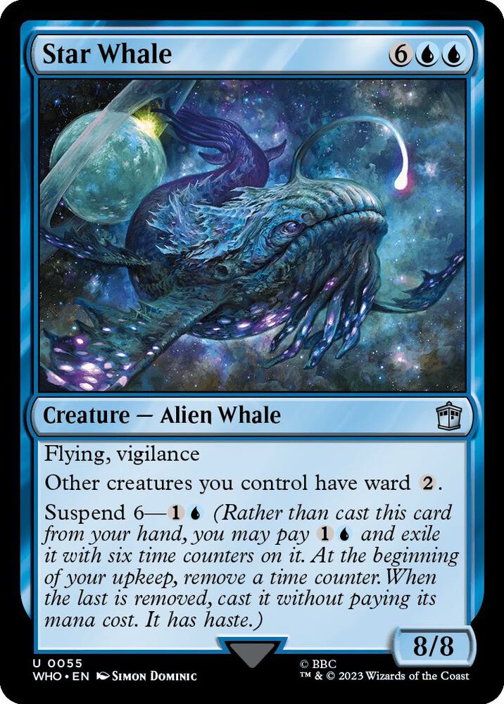 Star Whale 55 card from Universes Beyond: Doctor Who