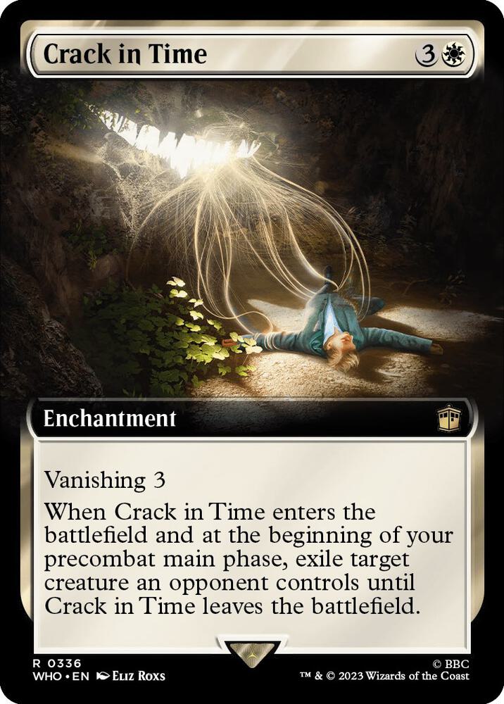 Crack in Time (Extended Art) 336 card from Universes Beyond: Doctor Who