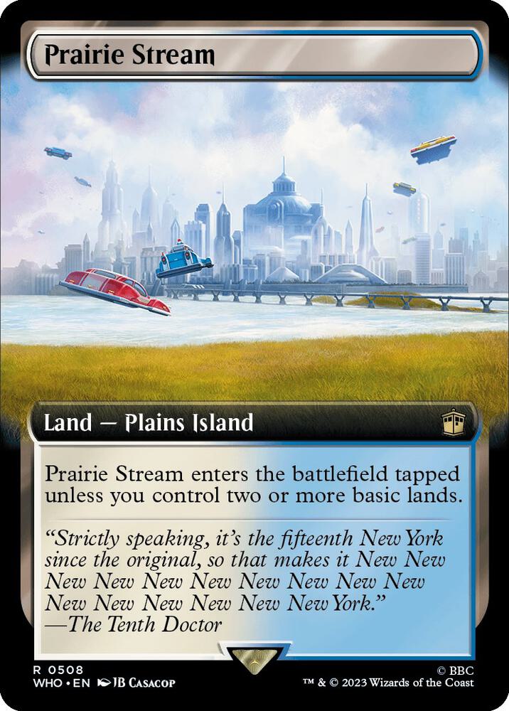 Prairie Stream (Extended Art) 508 card from Universes Beyond: Doctor Who