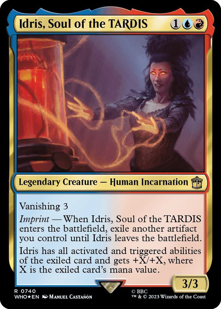Idris, Soul of the TARDIS (Surge Foil) 740 card from Universes Beyond: Doctor Who